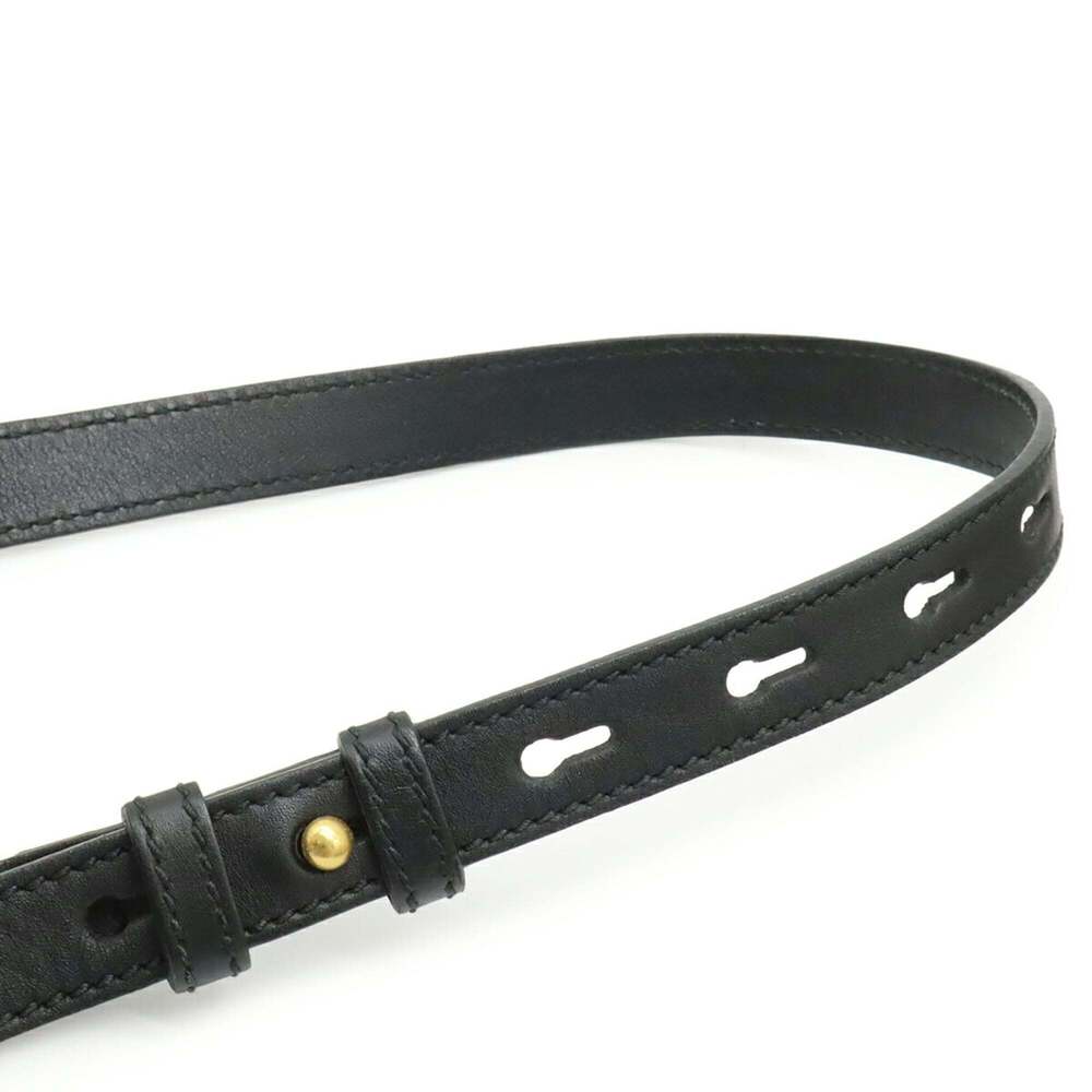 GUCCI Authentic Black Leather Shoulder Bag - Picture 9 of 9